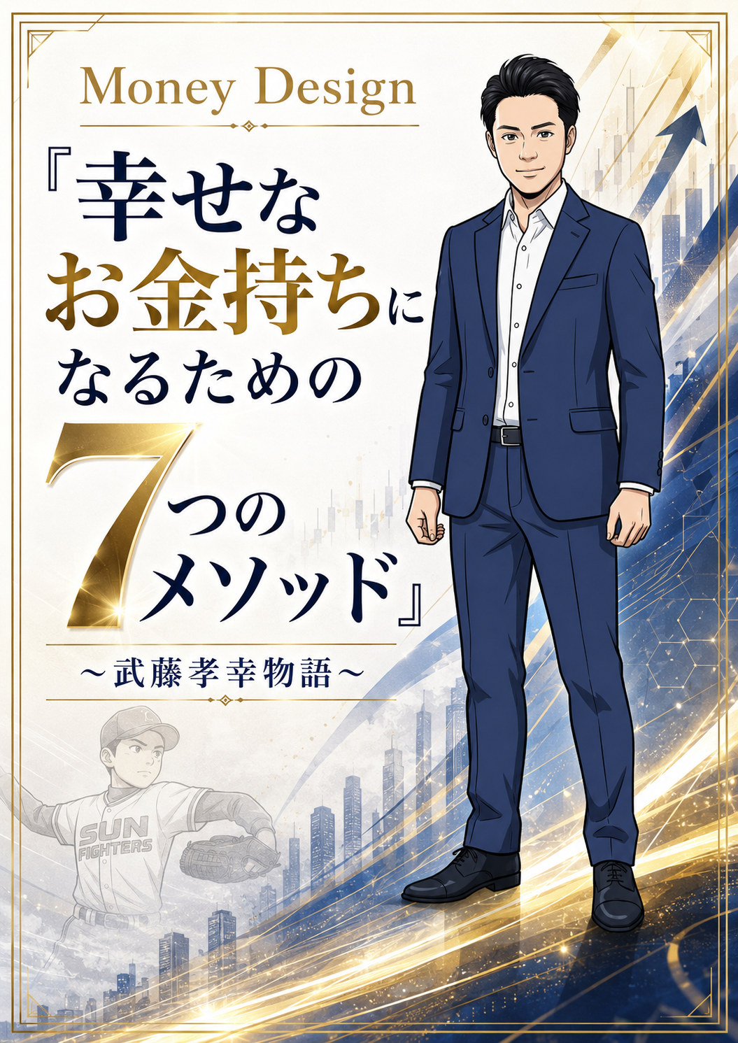 Money Design『幸せなお金持ちになるための7つのメソッド』武藤孝幸物語 表紙