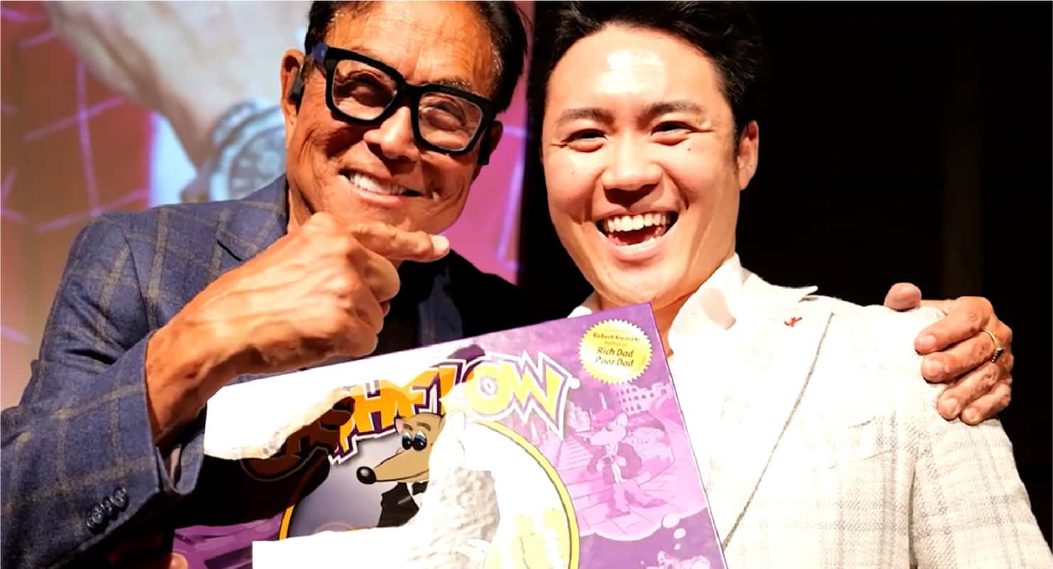 ロバート・キヨサキ氏と同じステージでの講演会登壇